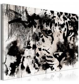Abstrakta glezna ar leopardu cm. 90x60 un cm. 120x80