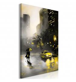 61,90 € Canvas Print - City Glow (1 Part) Vertical