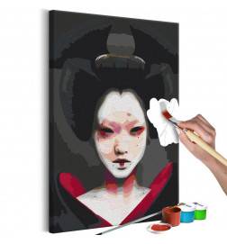 52,00 €Quadro pintado por você - Black Geisha