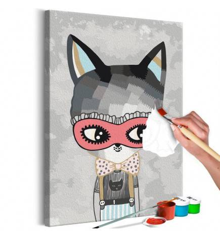 52,00 € DIY canvas painting - Elegant Kitty