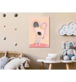 DIY canvas painting - Ashamed Mouse