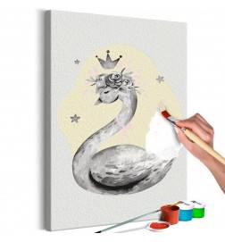 52,00 €Quadro pintado por você - Swan in the Crown