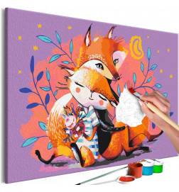 52,00 €Tableau à peindre par soi-même - Fox Family
