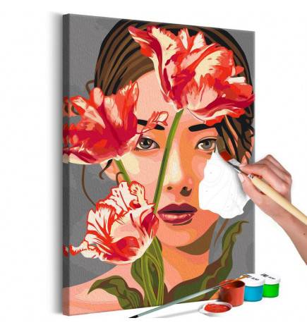 52,00 € DIY canvas painting - Asian Beauty