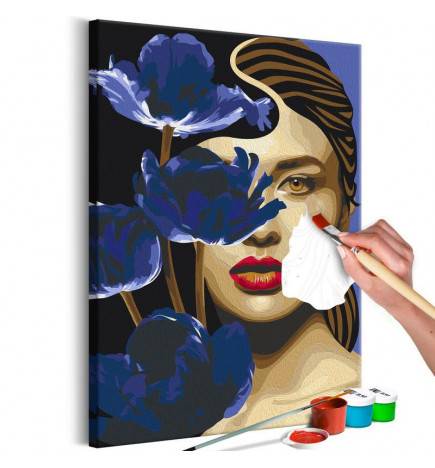 52,00 € DIY canvas painting - Elegant Blue