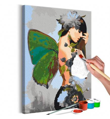 52,00 € Malen nach Zahlen - Butterfly Woman