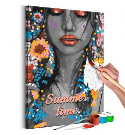 Cuadro para colorear - Summer Time