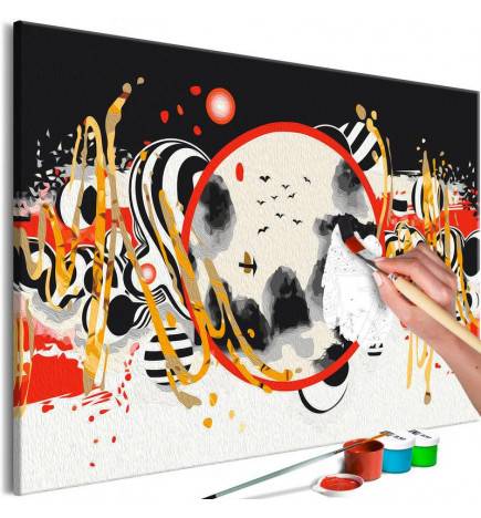 52,00 € Abstrakti tapyba pasidaryk pats su sfera cm. 60x40 Įrenkite savo namus