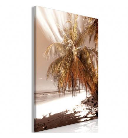 61,90 € Canvas Print - Palm Shadow (1 Part) Vertical