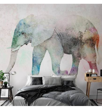 Wallpaper - Painted Elephant