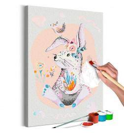 52,00 € DIY canvas painting - Colourful Rabbit