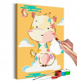 52,00 € DIY canvas painting - Funny Giraffe