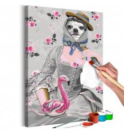 52,00 € DIY canvas painting - Lady Rosa