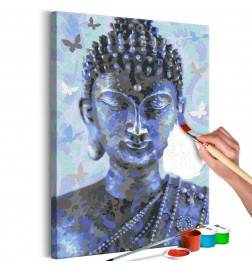 Tableau à peindre par soi-même - Buddha and Butterflies