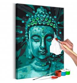52,00 € DIY canvas painting - Emerald Buddha