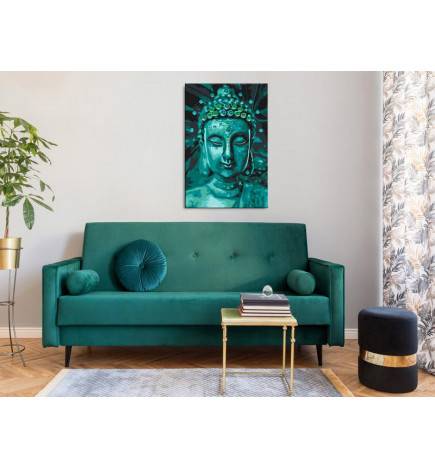 Cuadro para colorear - Emerald Buddha