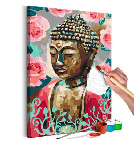 52,00 €Quadro pintado por você - Buddha in Red