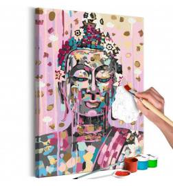 52,00 € DIY canvas painting - Thinking Buddha