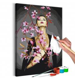 52,00 € DIY canvas painting - Mystery in Black