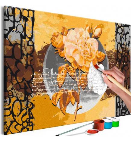 52,00 € DIY canvas painting - Rose Tea