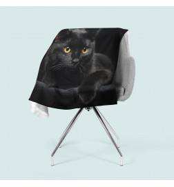 2 mantas de lana - con un gato negro