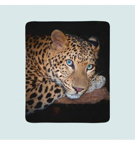 2 pături de lână - cu un jaguar