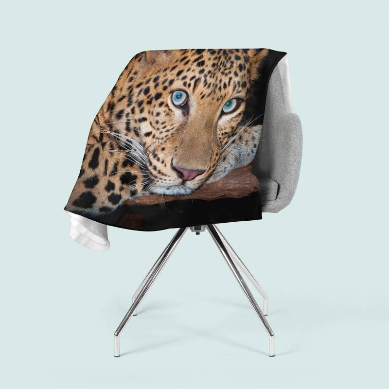 74,00 €2 coperte in pile - con un giaguaro