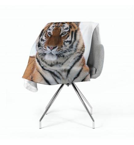 2 fleece blankets - with a tiger