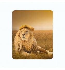 74,00 €2 couvertures polaires - avec un lion