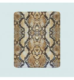 2 vilnos antklodės - gyvatės odos stiliaus