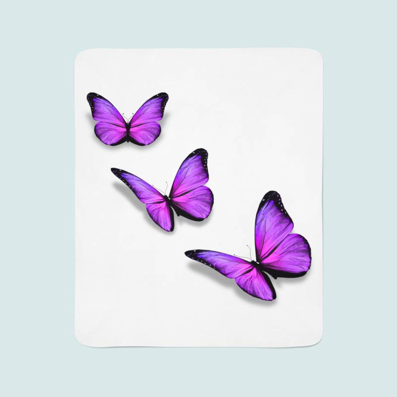 74,00 € 2 mantas polares - con tres mariposas