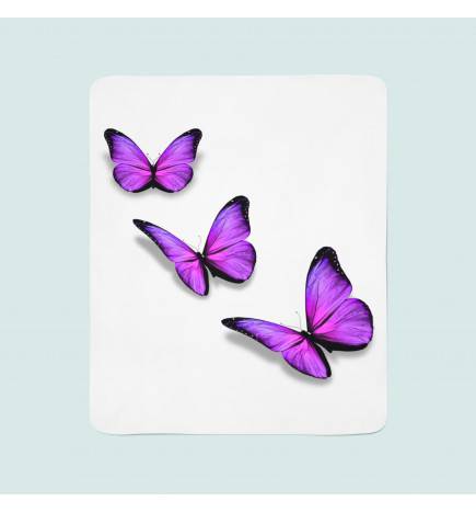 74,00 € 2 Fleecedecken – mit drei Schmetterlingen