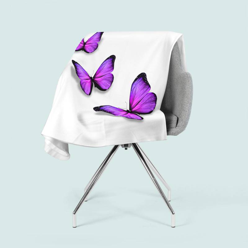 74,00 € 2 mantas polares - con tres mariposas