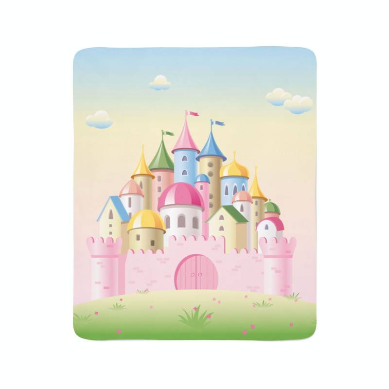 74,00 € 2 fleecedekens - voor kinderen - met een kasteel