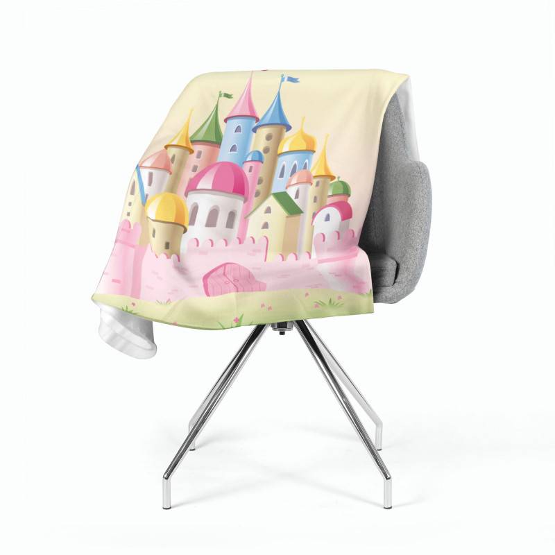 74,00 € 2 fleece blankets - for children - with a castle