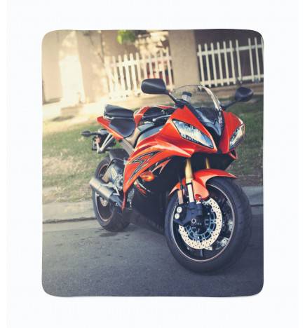 74,00 € 2 fleece blankets - with a red motorcycle