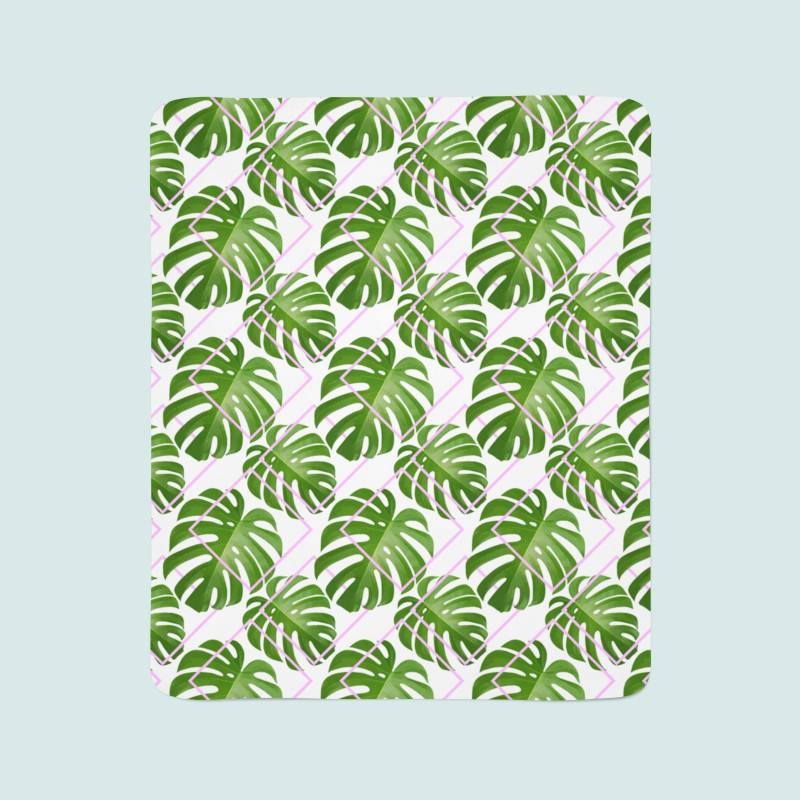 74,00 € 2 fleece blankets - with tropical leaves