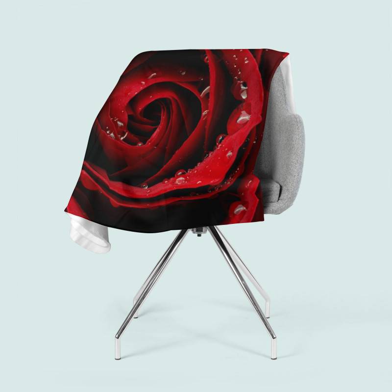 74,00 € 2 fleece blankets - with a red rose