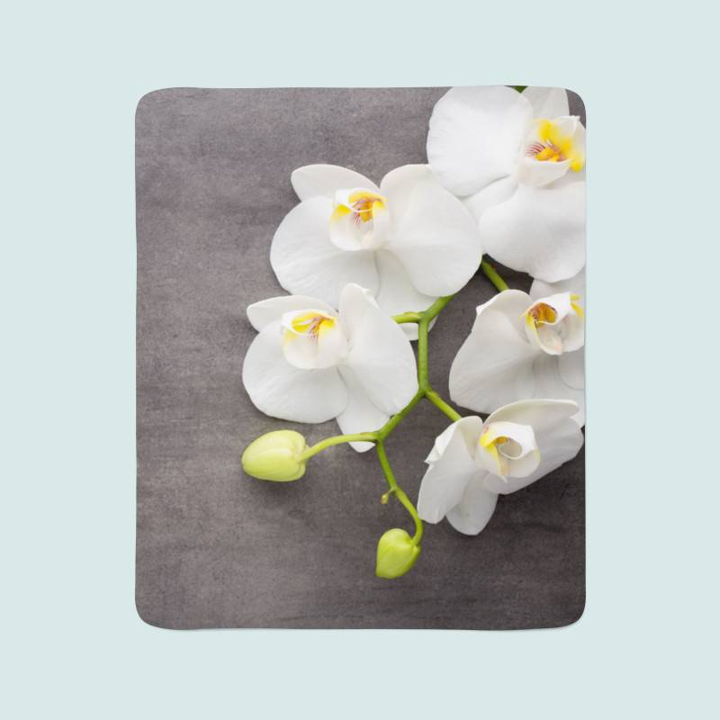74,00 € 2 mantas polares - con flores blancas