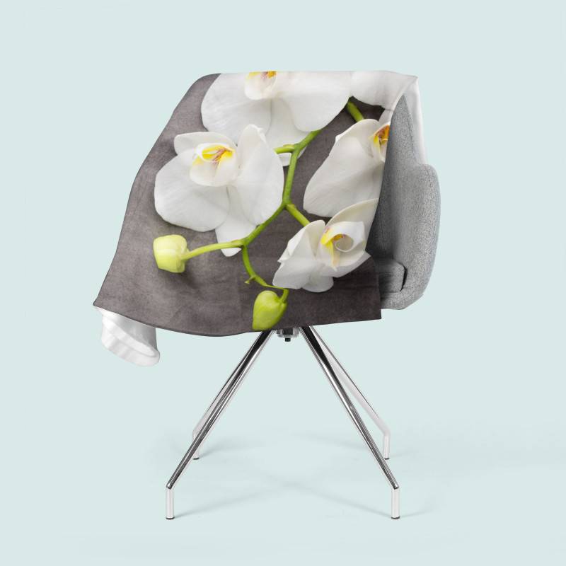 74,00 € 2 mantas polares - con flores blancas