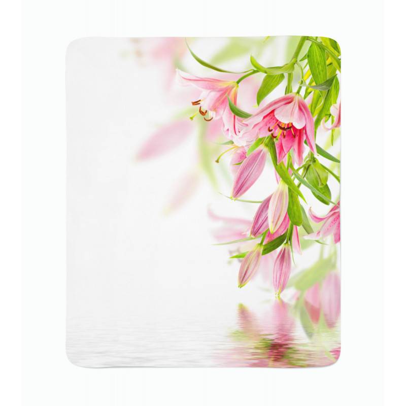 74,00 € 2 fleece blankets - with pink lilies