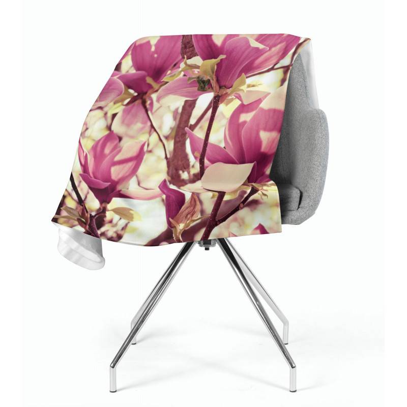 74,00 € 2 mantas de lana - con lirios rosas