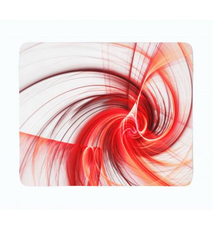 2 fleece blankets - with a red spiral