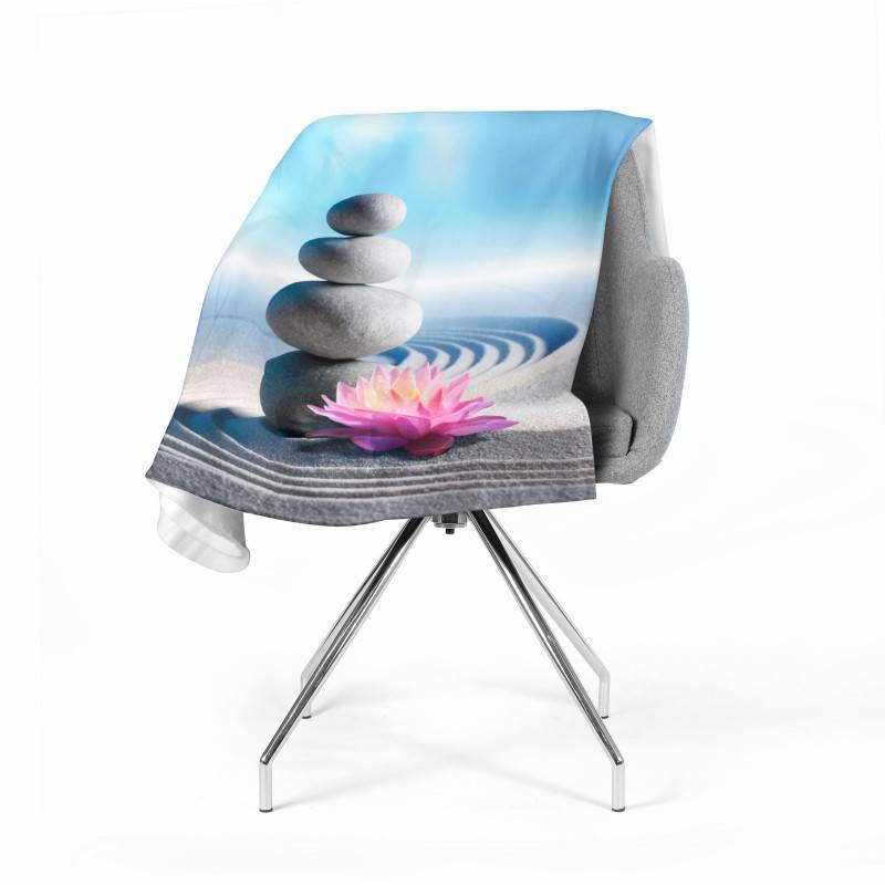 74,00 € 2 fleece blankets - with a flower on the sand