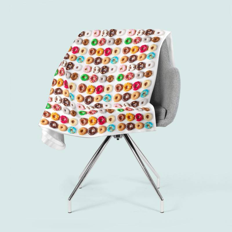 74,00 € 2 fleece blankets - with donuts