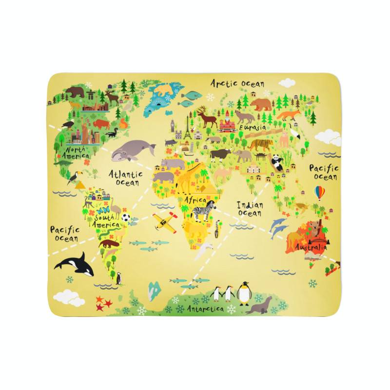 74,00 € 2 fleece blankets - for children with a globe