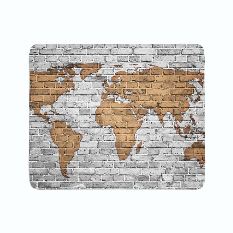 74,00 € 2 fleece blankets - with the globe on the wall