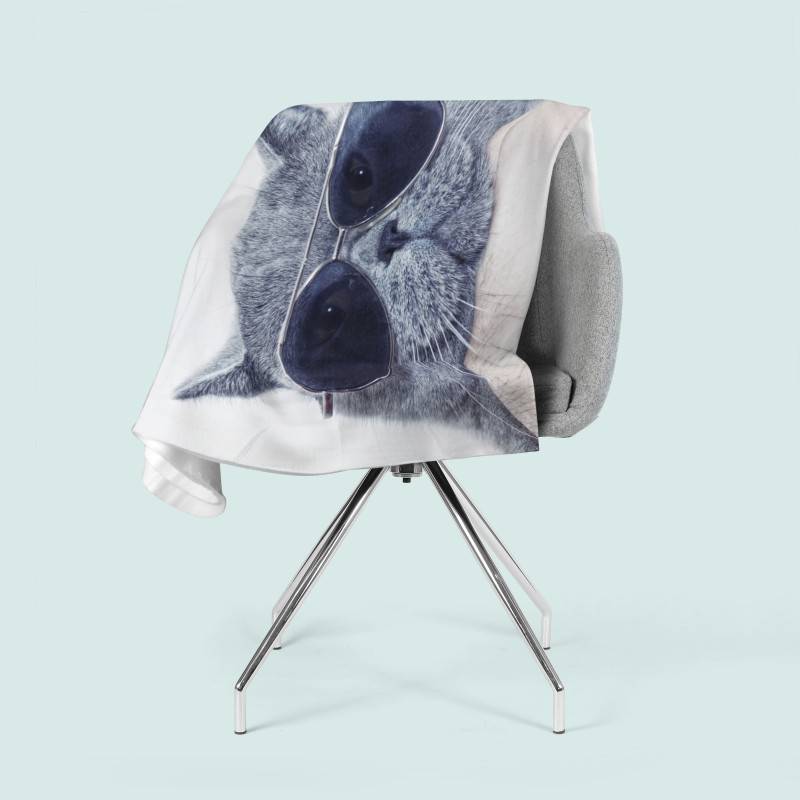 74,00 €2 couvertures polaires - avec un chat très élégant