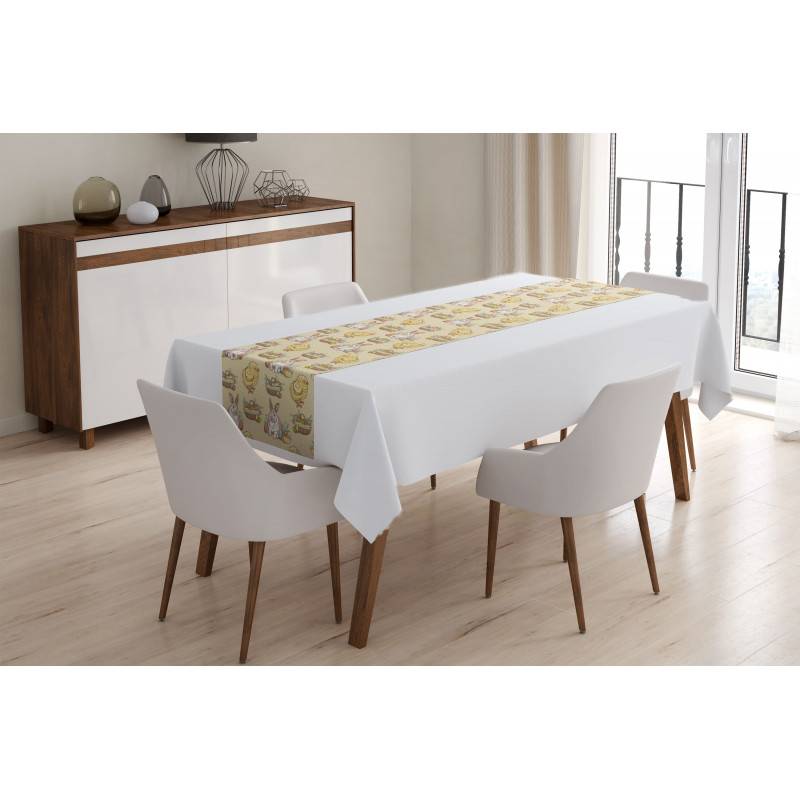 51,00 €4 tapis de chemin de table - avec des poussins et des lapins