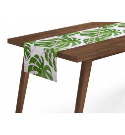 4 Tischläufer-Teppiche - mit Palmblättern